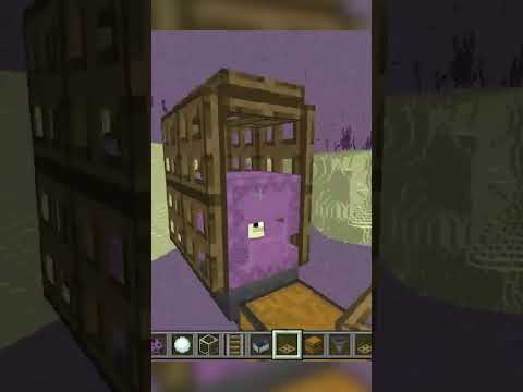 Shulker Shell Duplication Farm Minecraft Tutorial [Bedrock 1.21+] #shorts