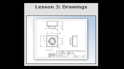 SOLIDWORKS Tutorial "Lesson 3: Drawings" (06/10)