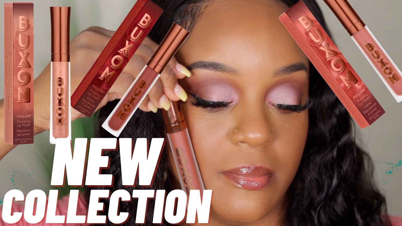 Buxom Hot Shots Full On Plumping Lip Gloss Collection Try On