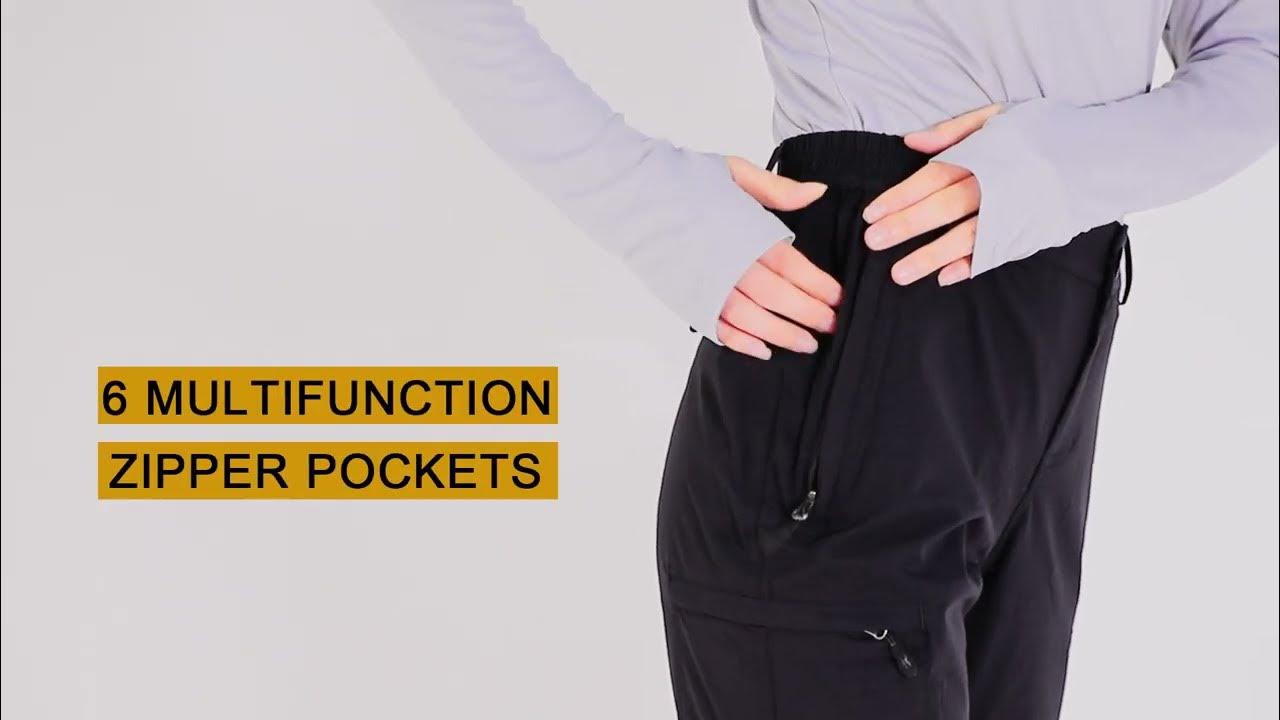 MIER Women Convertible Hiking Pants Stretch Cargo Pants YouTube