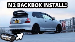 Honda Civic EP2 M2 Backbox Install!
