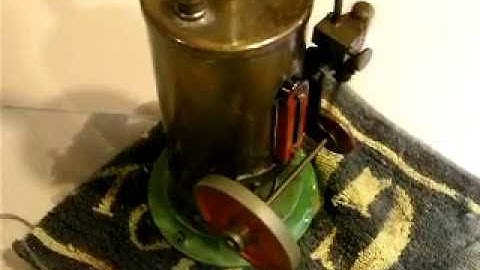 Burnac Vulcan steam engine up close