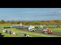 Big Crash at Thruxton Racing Circuit British Truck Racing