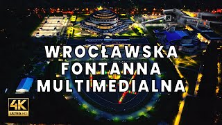 Wrocławska Fontanna Multimedialna  (short edition) #fontana  #poland  | 4K Video PL @sopthedrone​