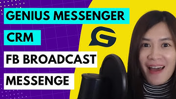 Genius Messenger CRM software  to organize your contact list & broadcast message in bulk in Facebook