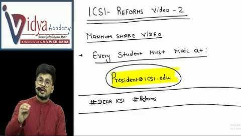 ICSI REFORMS VIDEO - 2 I NEXT STEP I NEED YOUR SUPPORT I SHARE I COME TOGETHER