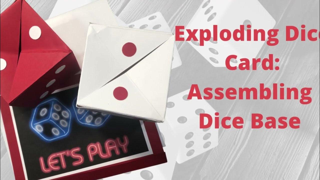 Exploding Dice Card Playlist Video 3 Assembling the Dice YouTube