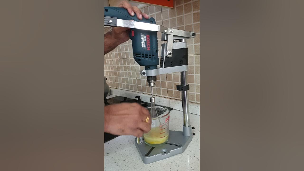DIY Drill Powered Spray Paint Mixer 