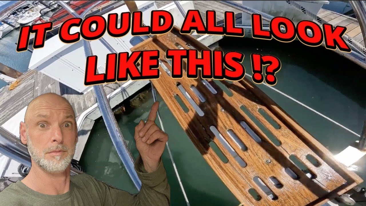 S1E37. Restoring the Bow Sprit, Rigging an Engine Lift & Boatyard Dock Work | Sailing UV
