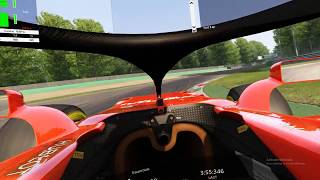 Testing the 2018 halo vr (ferrari sf70h ...