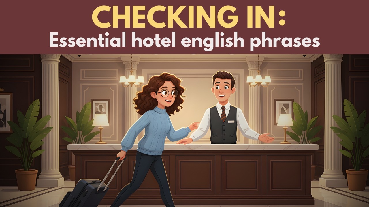 Hotel Check-In English Conversation for Beginners | Easy Dialogue - YouTube