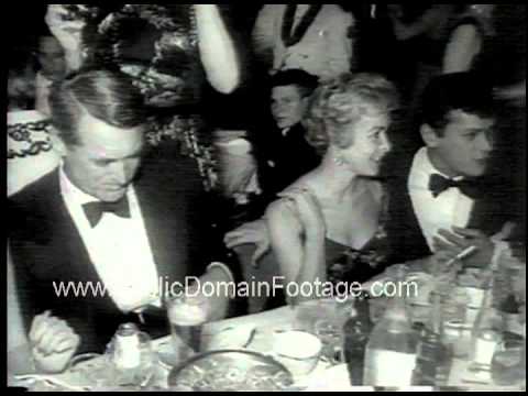 Golden Globes 1959 - Foreign Press Awards - Newsreel Www.Publicdomainfootage.Com