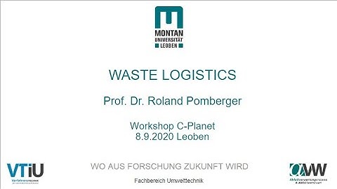 Seminar on basic elements of polymer chemistry  - C PlaNeT