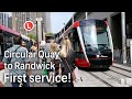 Sydney Light Rail Circular Quay to Randwick - On board the first public service! (full journey)