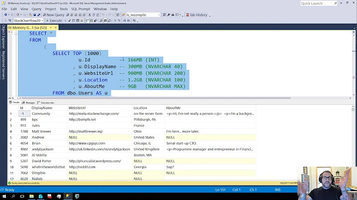 08 SQL Server Performance Tasting Menu Memory Grants