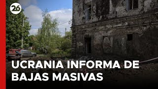 Ucrania informa de bajas masivas rusas tras una semana de avances rusos en el este