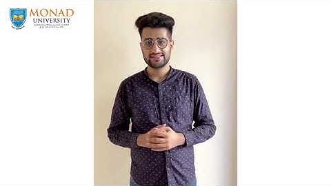 Student Testimonial | B.Tech Mechanical, Monad University