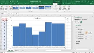 how to create histogram in excel 2016 youtube