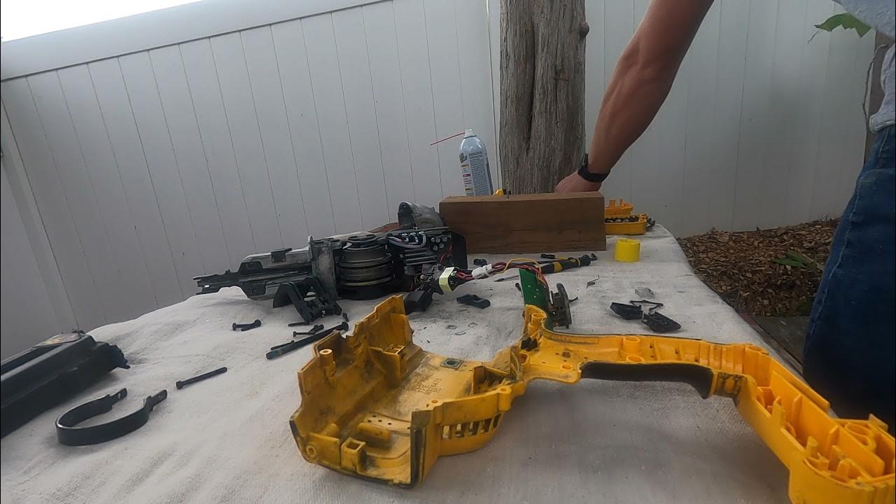 dewalt framing nailer dcn692 cordless repair YouTube