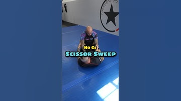 No Gi Scissor Sweep #bjj