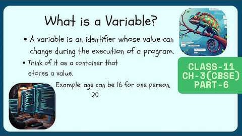 Variables in Python (part 6 ) | Class 11 IP | CBSE Chapter 3  | Easy Explaination in hindi