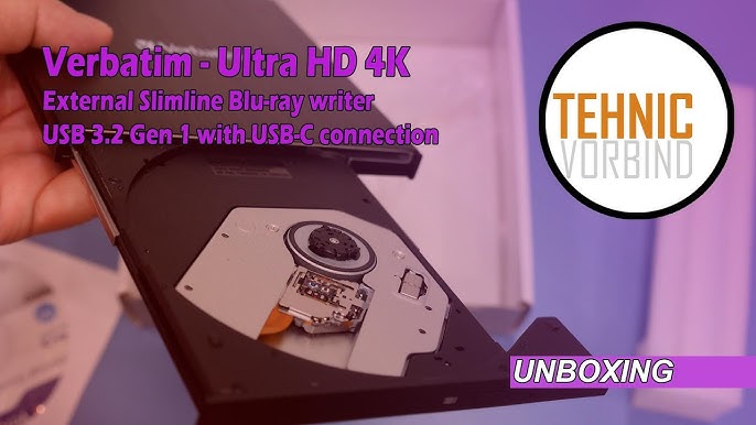 Archgon Stream UHD Lecteur Externe 4K-Ultra HD BD, graveur Blu-Ray