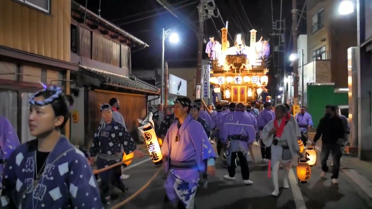 2025年5月5日　佐原　北横宿　山車・飾り物建造150周年　曳き廻し①