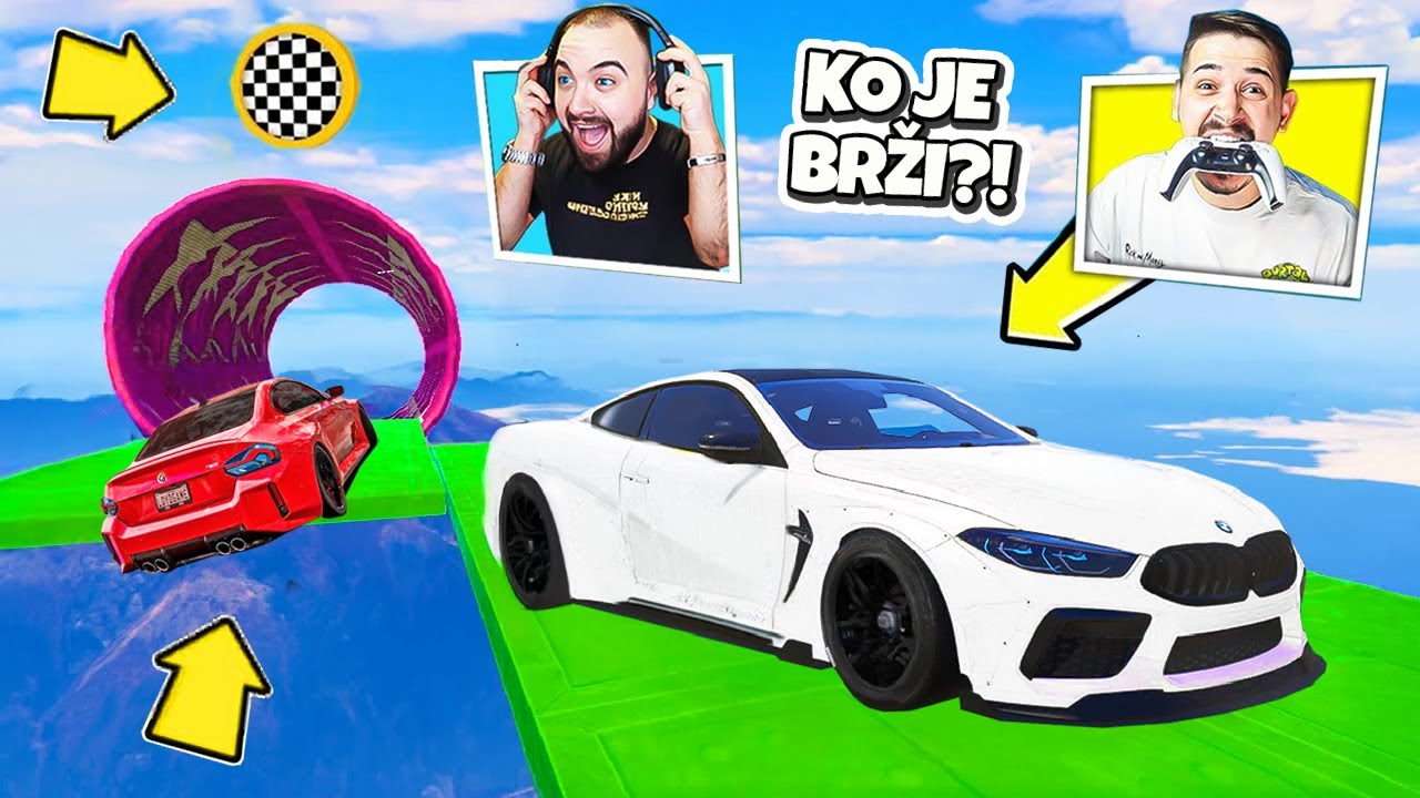 IMPE I JA IGRAMO NAJJAČU TRKU SA BMW U GTA 5!! 🚗💨💥 (Ko je brži?!)