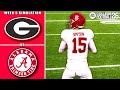 Georgia vs Alabama Week 5 Simulation (CFB 26)