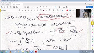 Figure of Merit of DSBSC