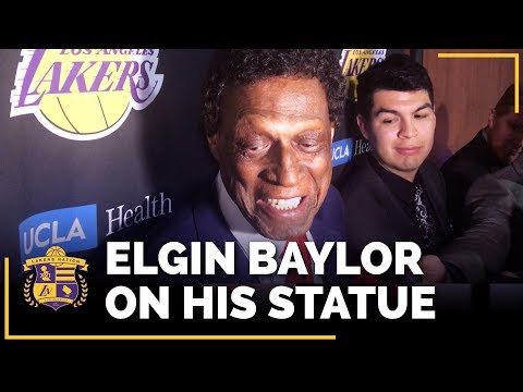 Elgin Baylor Says Which Pose He Would Want For His Statue