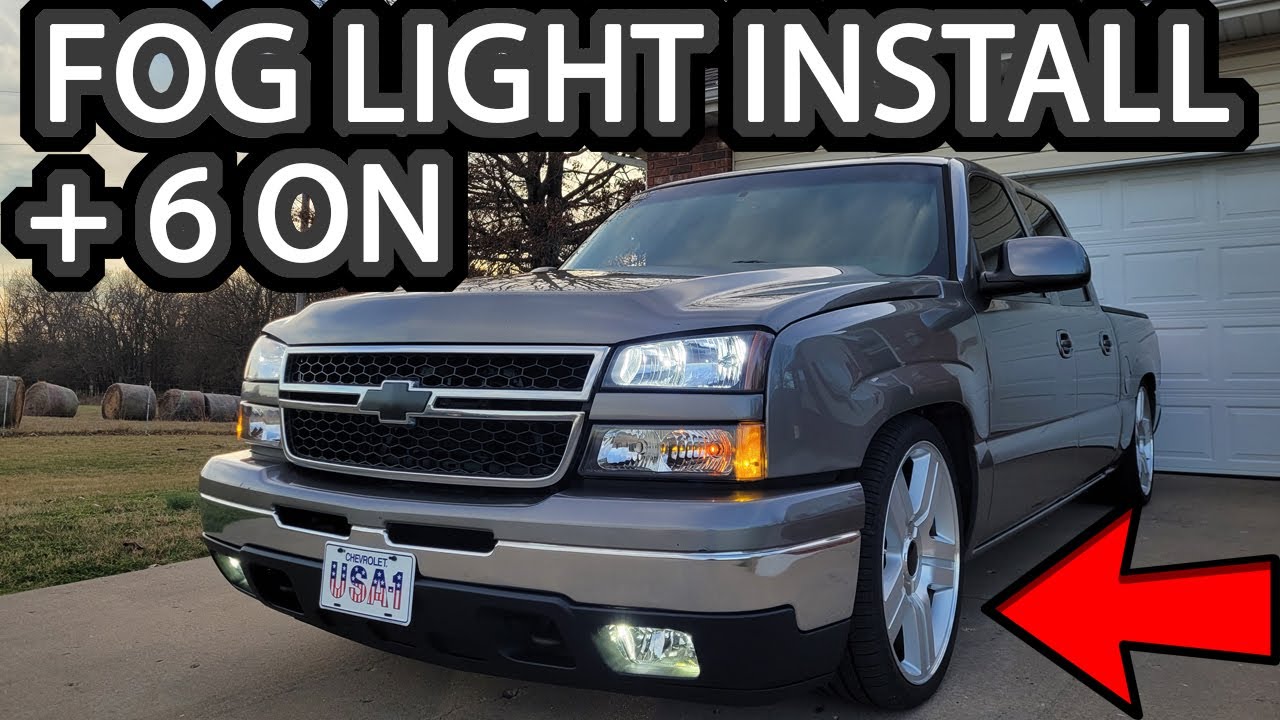 How To Install Fog Lights On Nbs Silverado (With 6 On Mod)