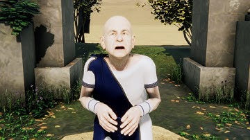 Creepy Old Man Test Clip:  Daz3D, Lipsync Pro, Unity 2021 -Mouth open solution in Description.