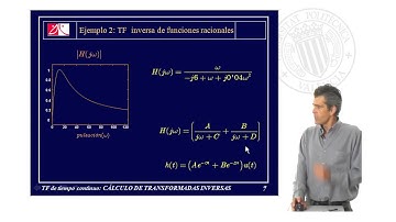 Transformada de Fourier de Tiempo continuo: TRANSFORMADA INVERSA | 18/51 | UPV