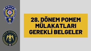 28 Dönem Pomem Gerekli Belgeler Önempomem