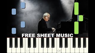 LE ONDE by Ludovico Einaudi, EASY Piano Tutorial with free Sheet Music (pdf)