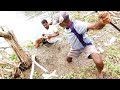 Professional Fisherman Hunting &amp; Catching Big Rohu Fishes by Big Hook|Incredble Hook fishing