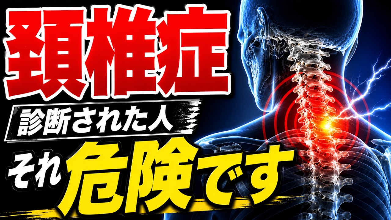 【頚椎症】診断された人へ「知らないと悪化します」