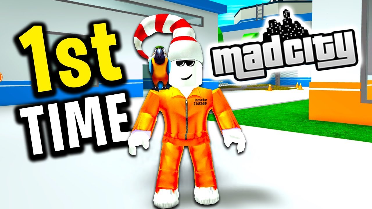 Playing For The First Time Roblox Mad City Youtube - play mad city roblox