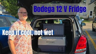 Bodega 12V Fridge. Keep your food cold without fear of it getting wet while traveling