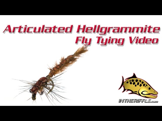 Articulated Hellgrammite Nymph Fly Tying Video Instructions 