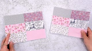 How to make cute little practical pouches from small pieces of fabric.