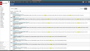 Infor CRM Insights - Speedsearch