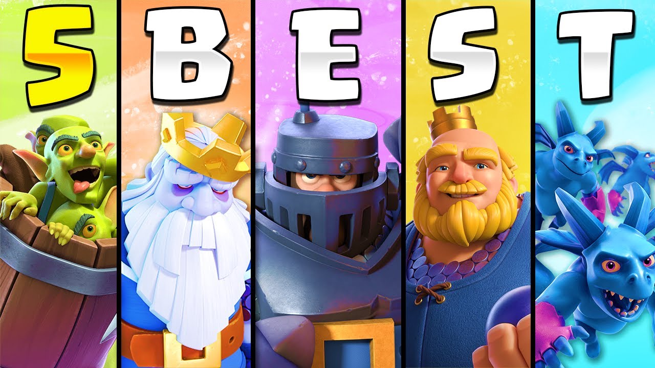 NEW* TOP 5 STRONGEST DECKS IN CLASH ROYALE! RANKING BEST DECK LIST