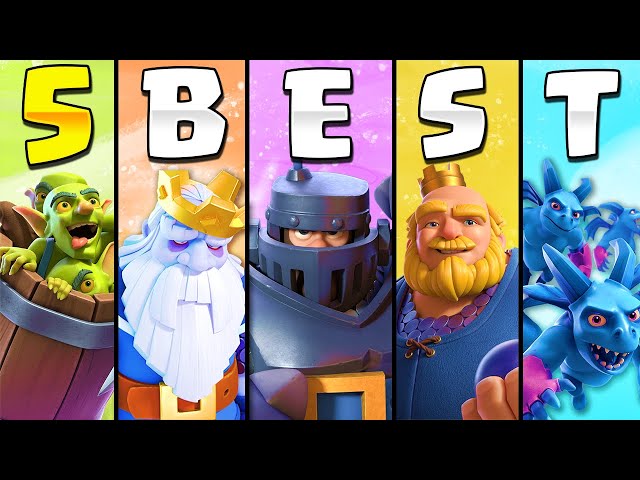 NEW* TOP 5 STRONGEST DECKS IN CLASH ROYALE! 2022 RANKING BEST DECK LIST! 🏆  