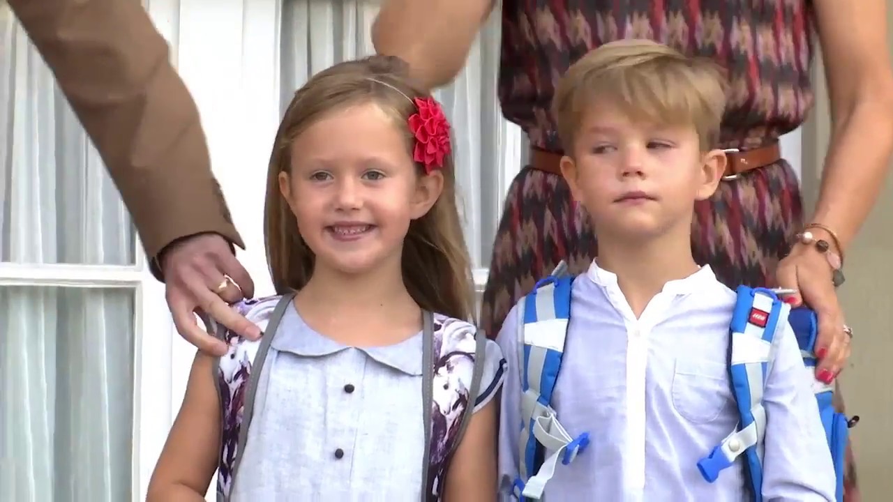 Prinsesse Josephine og prins Vincents første skoledag
