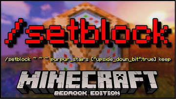 Minecraft Bedrock 1.21 - How To Use The /setblock Command (Mobile/Console/PC)
