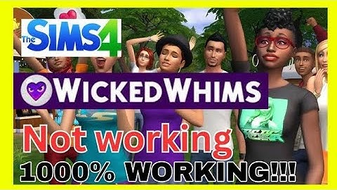 Fix Wicked Whims Not Working in Sims 4 🔧