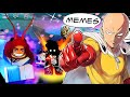 Roblox strongest battlegrounds funny moments memes
