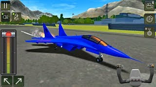 Flight Sim 2018 #70 - Airplane Simulator - Supersonic Blue Airplane - Best Android Gameplay